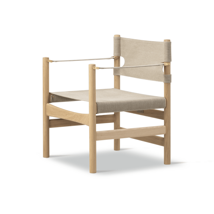 Canvas 21 armchair - Natural canvas-light oiled oak - Fredericia Furniture