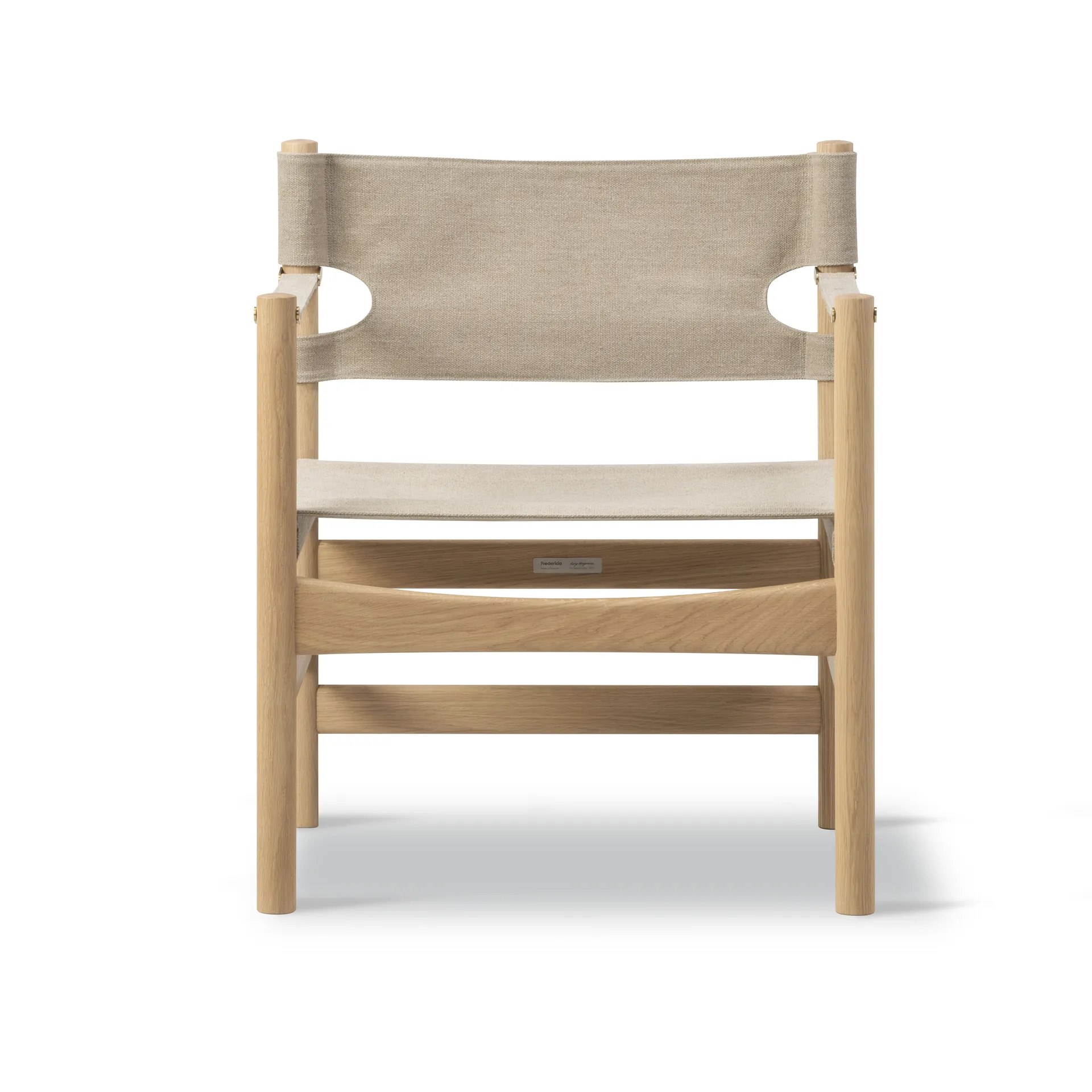 Canvas 21 armchair, Natural canvas-light oiled oak Fredericia Furniture