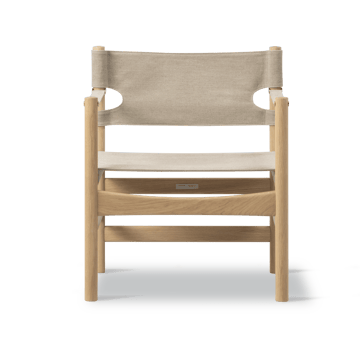 Canvas 21 armchair - Natural canvas-light oiled oak - Fredericia Furniture