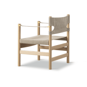 Canvas 21 armchair - Natural canvas-light oiled oak - Fredericia Furniture
