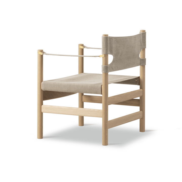 Canvas 21 armchair, Natural canvas-light oiled oak Fredericia Furniture