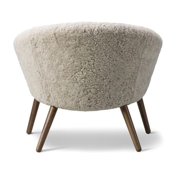 Ditzel lounge armchair sheepskin - Moonlight-walnut - Fredericia Furniture