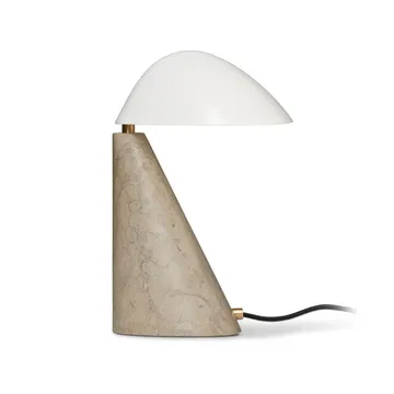 Fellow table lamp - White-dark atlantico limestone - Fredericia Furniture