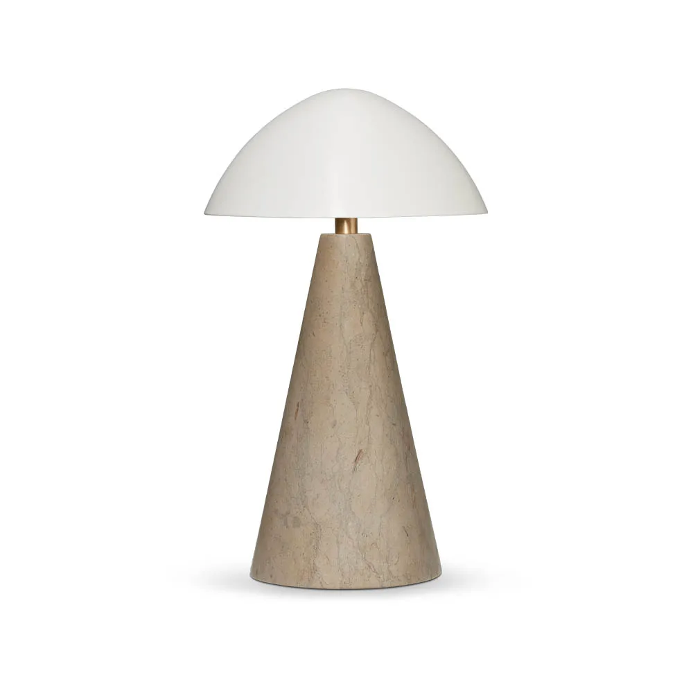 Fellow table lamp, White-dark atlantico limestone Fredericia Furniture