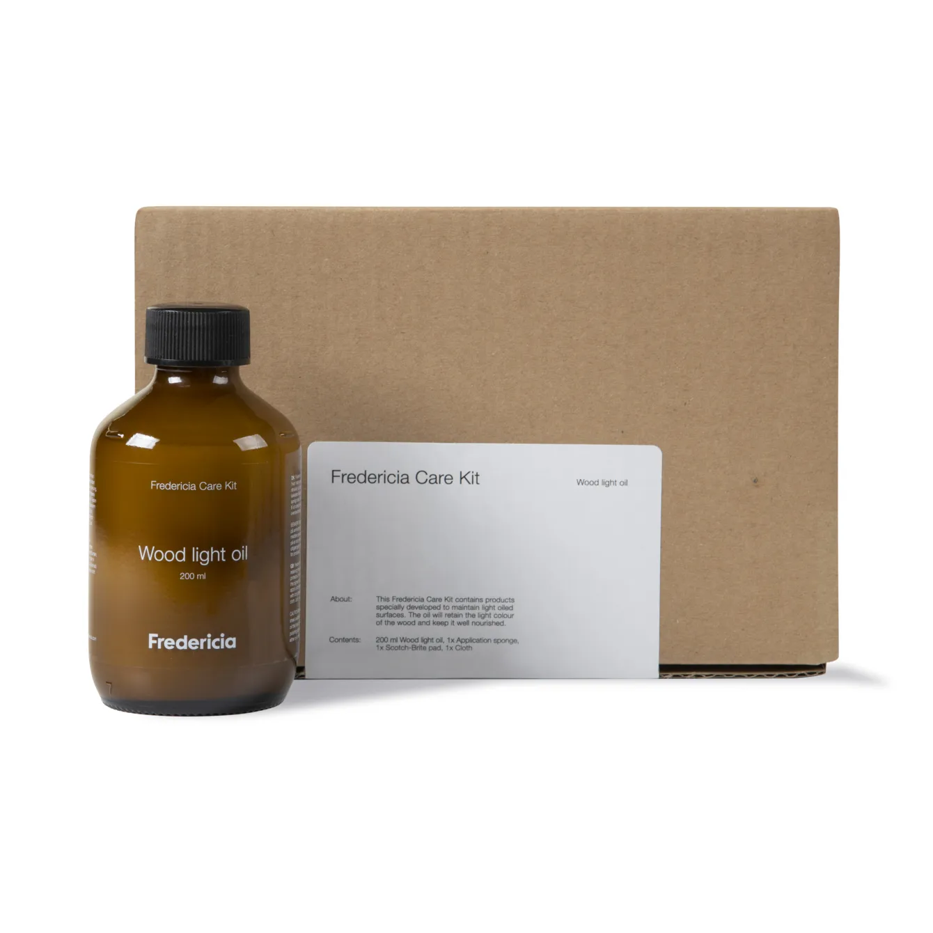 Fredericia furniture care kit wood, Light wood Fredericia Furniture