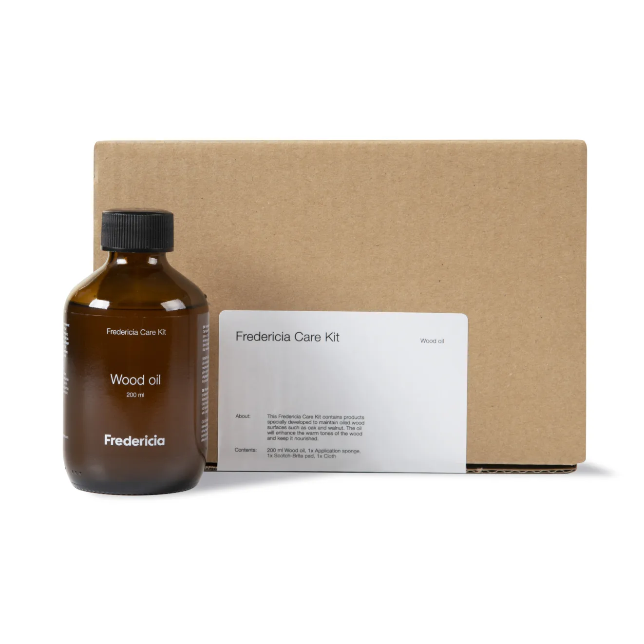 Fredericia furniture care kit wood, Oak and walnut Fredericia Furniture