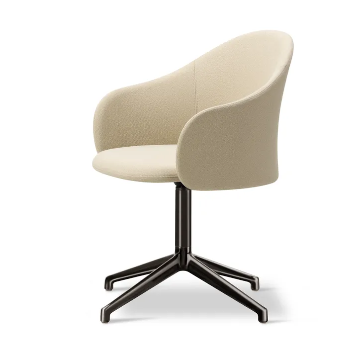 Gomo Armchair armchair swivel base 4-star - Mylla 221-flint - Fredericia Furniture