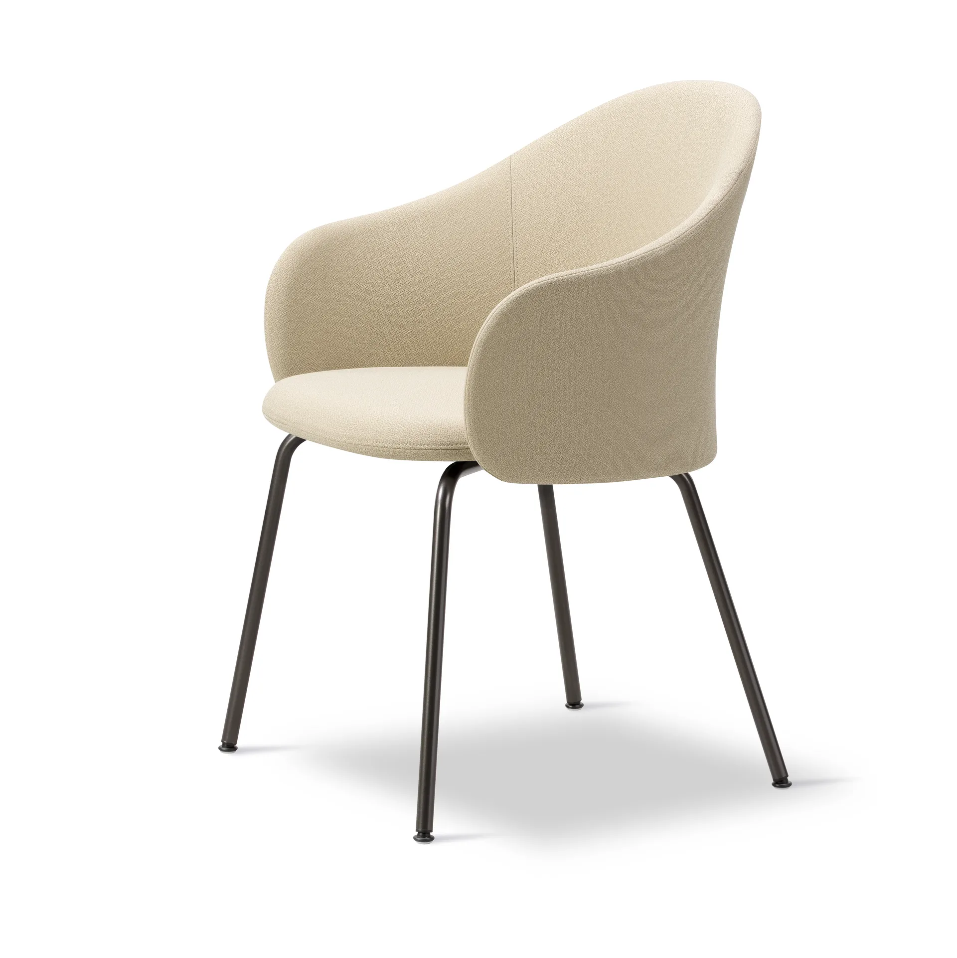 Gomo Armchair armchair tube base, Mylla 221-flint Fredericia Furniture