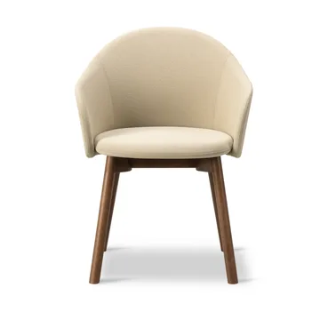 Gomo Armchair armchair wood base - Mylla 221-smoked stained lacquered oak - Fredericia Furniture