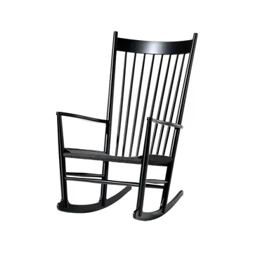 J16 rocking chair - Black-black lacquered oak - Fredericia Furniture