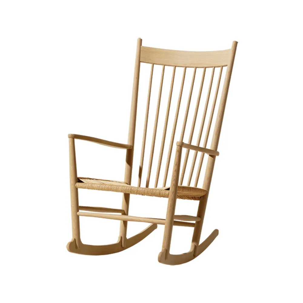 J16 rocking chair, Natural soap oiled oak Fredericia Furniture