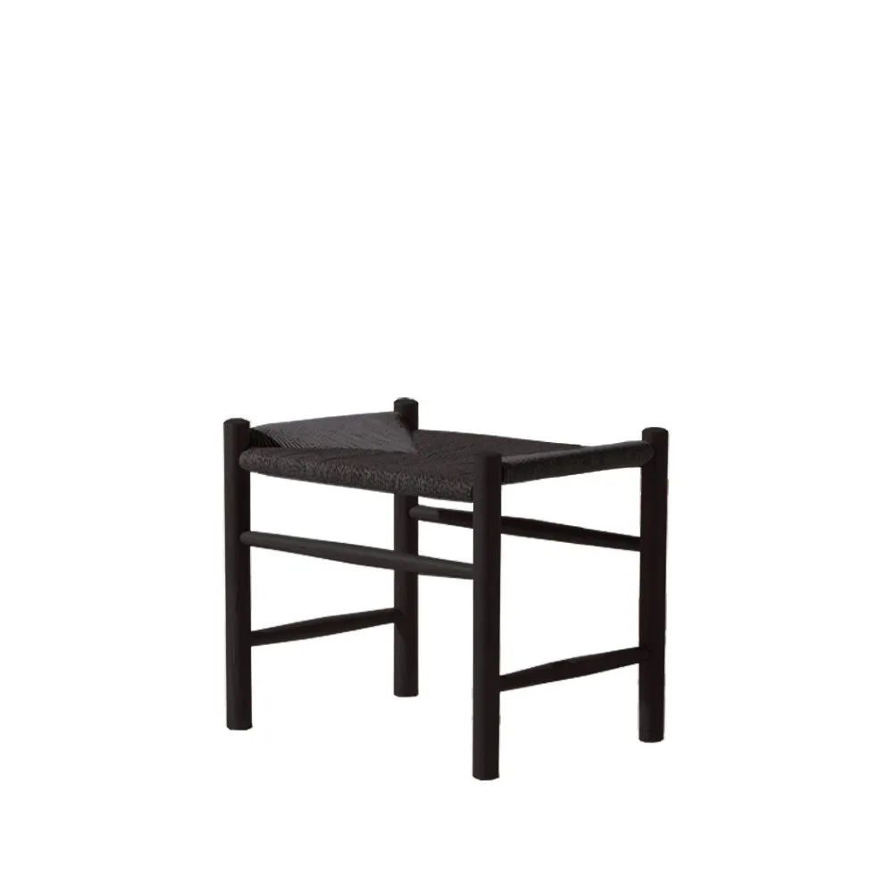 J16 stool, Black-black lacquered oak Fredericia Furniture