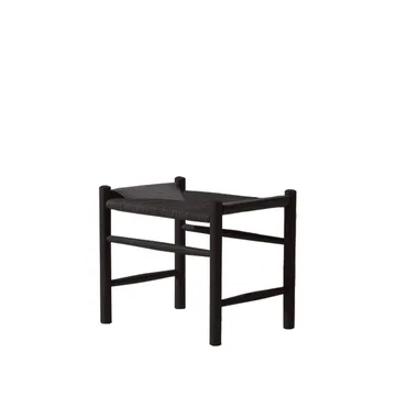 J16 stool - Black-black lacquered oak - Fredericia Furniture