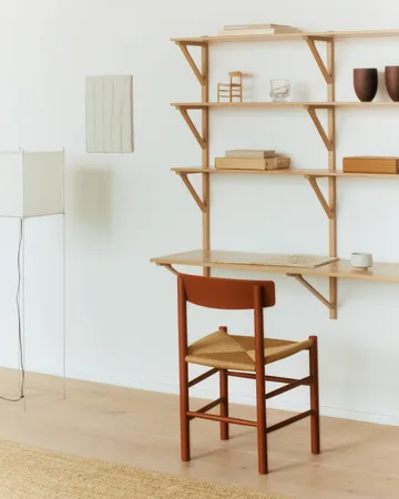 J39 chair - Herritage red-braided natural - Fredericia Furniture