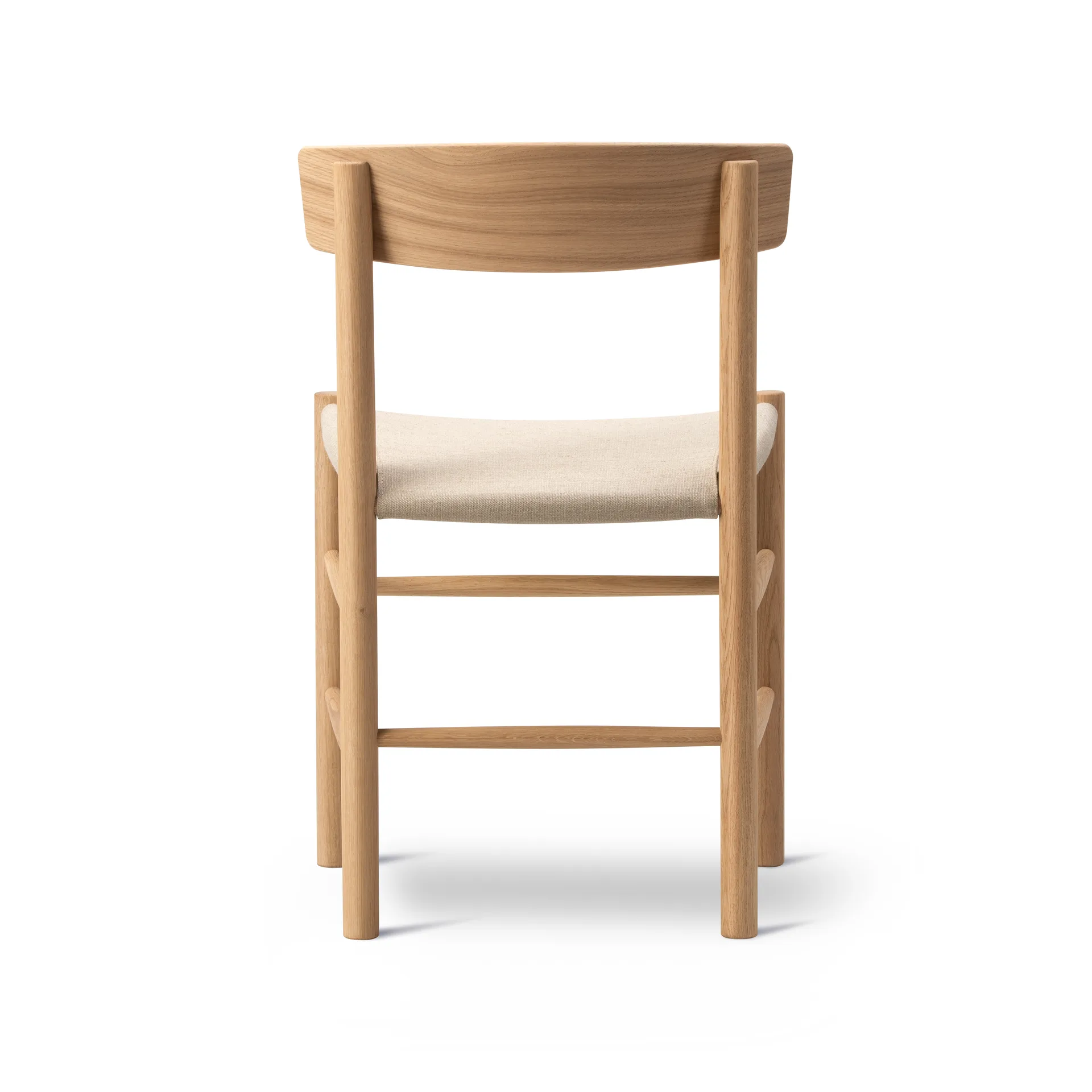 J39 chair, Light oiled oak-canvas natural Fredericia Furniture