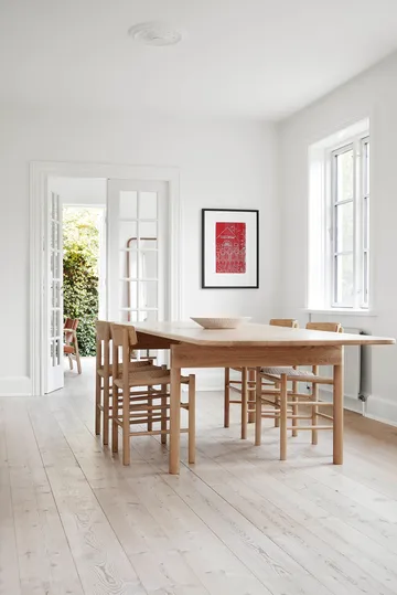 J39 chair, Light oiled oak-woven natural, 6-pack - Fredericia Furniture
