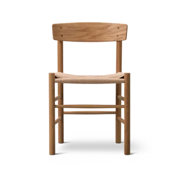 J39 chair - Oiled oak - braided natural - Fredericia Furniture