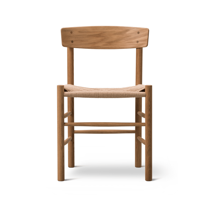 J39 chair - Oiled oak - braided natural - Fredericia Furniture