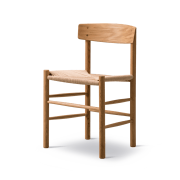 J39 chair - Oiled oak - braided natural - Fredericia Furniture