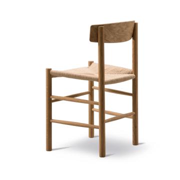 J39 chair - Oiled oak - braided natural - Fredericia Furniture