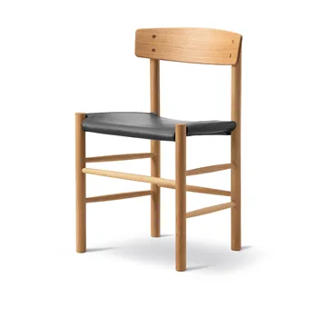J39 chair - Oiled oak-leather Omni 301 Black - Fredericia Furniture