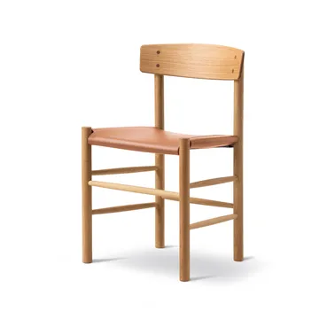 J39 chair - Oiled oak-leather Omni 307 cognac - Fredericia Furniture