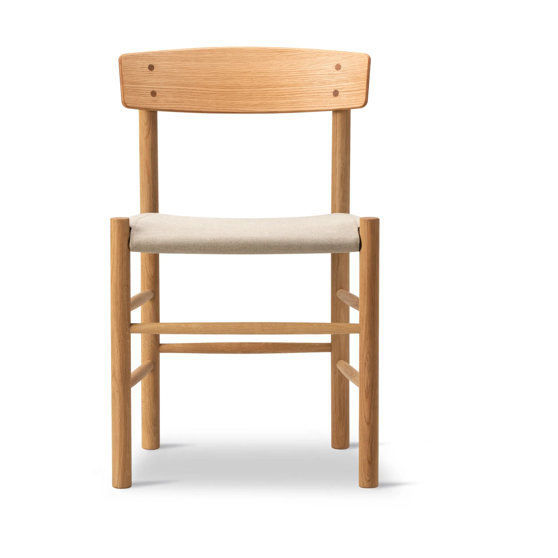 J39 chair, Oiled oak-natural canvas Fredericia Furniture