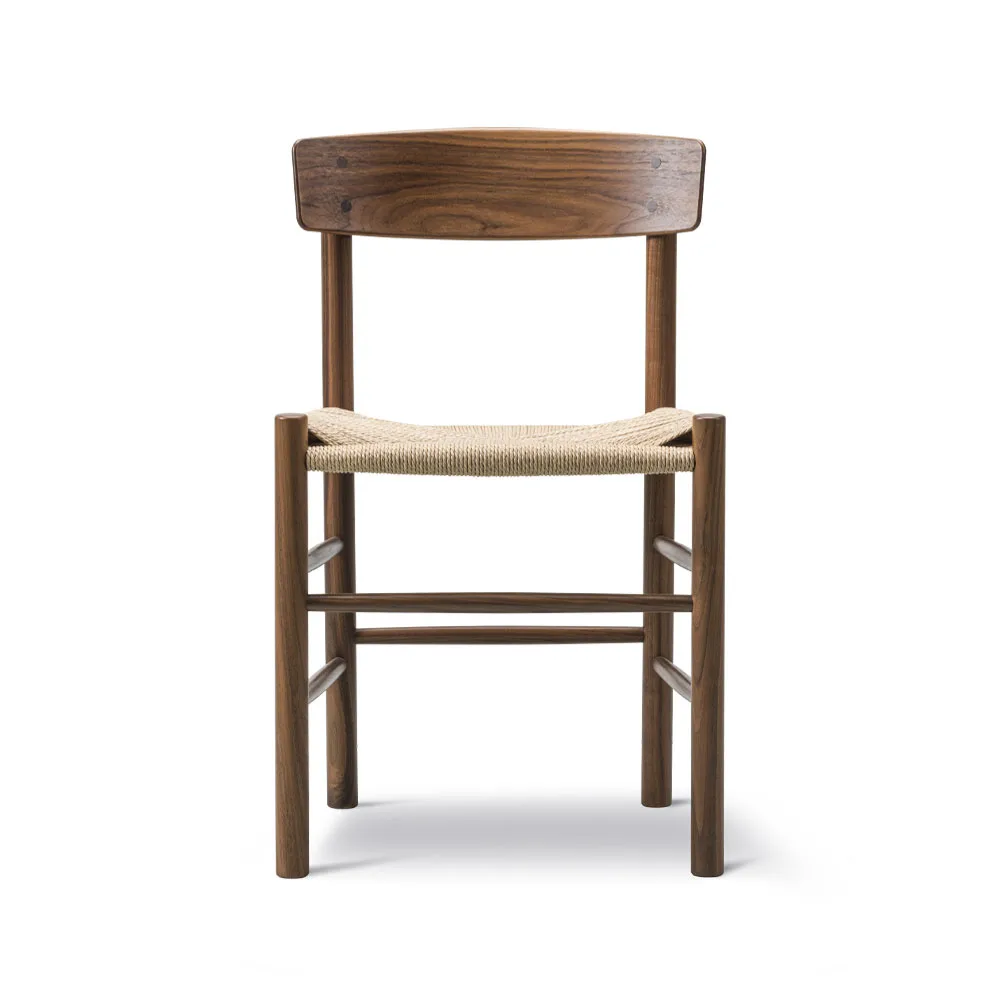 J39 chair, Oiled walnut-braided natural Fredericia Furniture