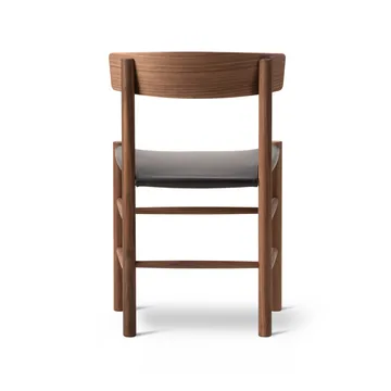 J39 chair - Oiled walnut-leather Omni 377 dark brown - Fredericia Furniture