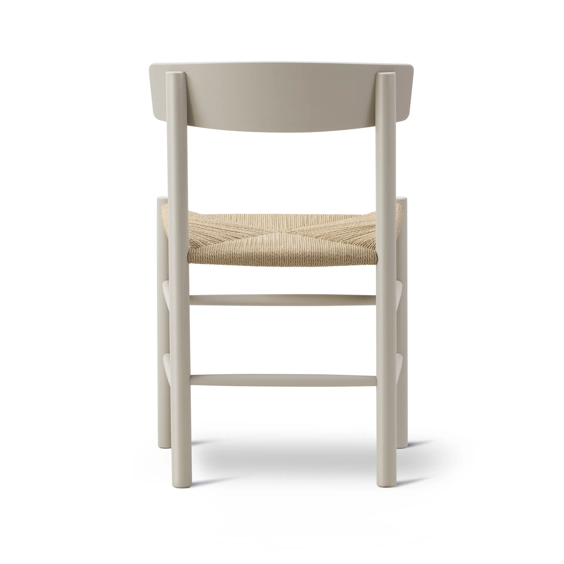 J39 chair, Pebble grey-woven natural Fredericia Furniture