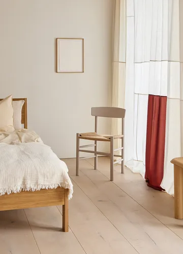 J39 chair - Pebble grey-woven natural - Fredericia Furniture