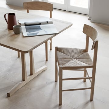 J39 chair - Soaped oak-braided natural - Fredericia Furniture