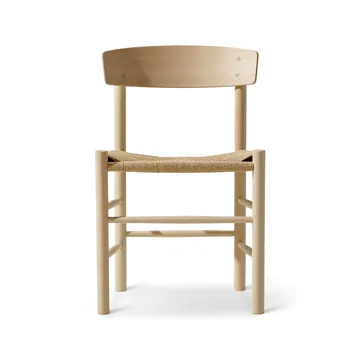 J39 chair - Soaped oak-braided natural - Fredericia Furniture
