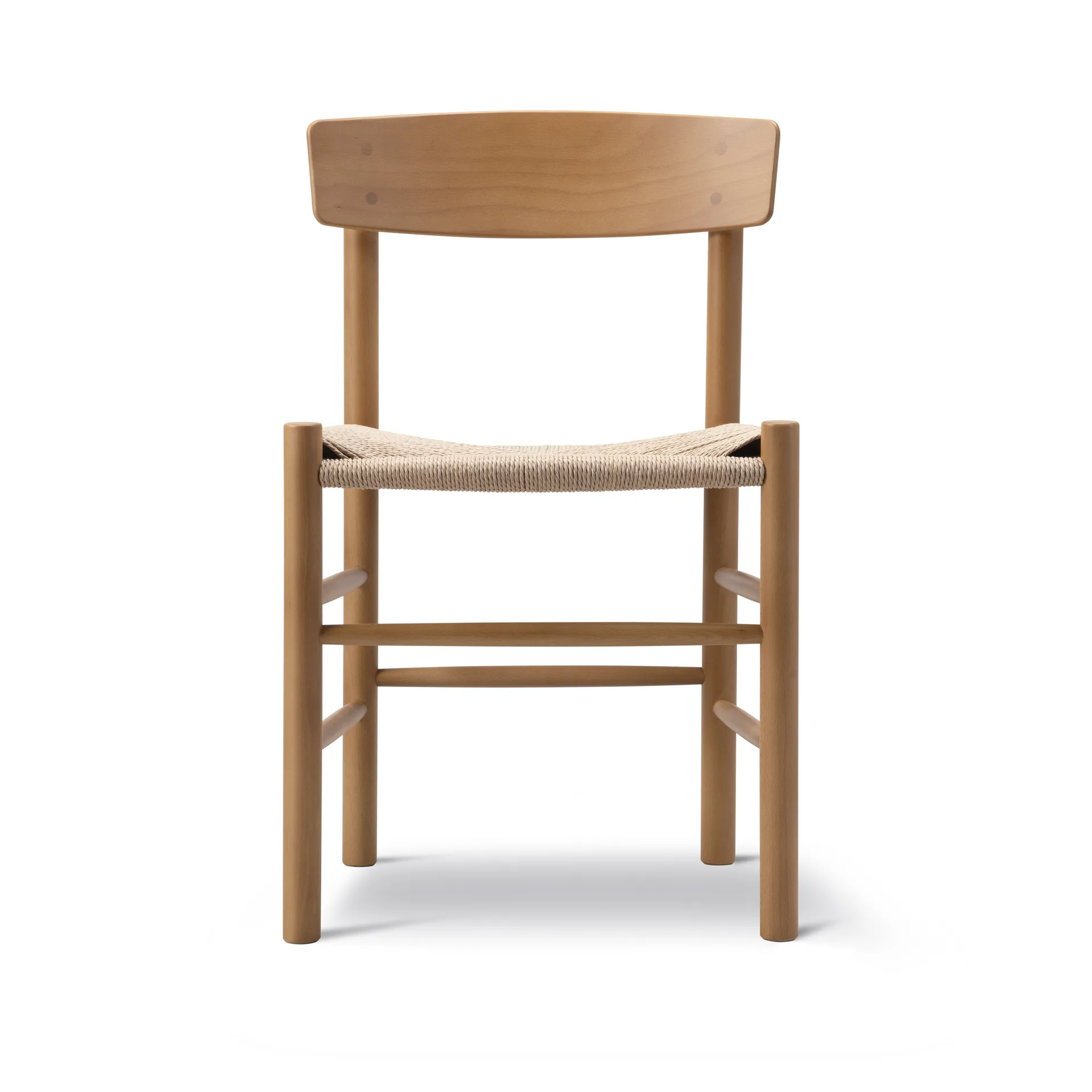 J39 chair, Vintage lacquered-braided natural Fredericia Furniture