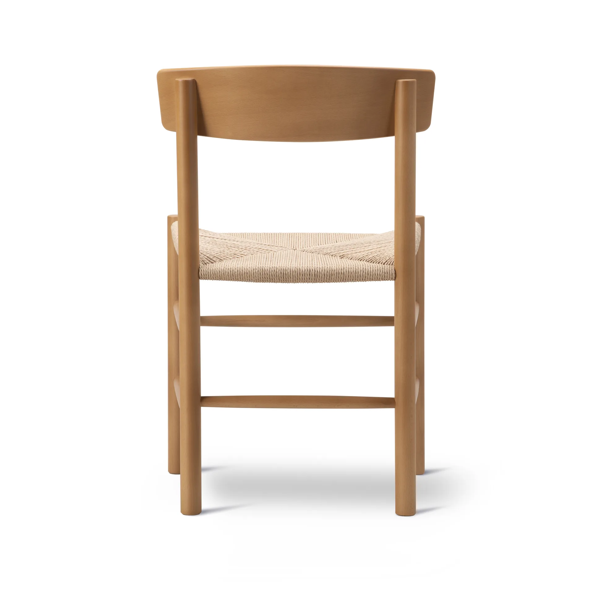 J39 chair, Vintage lacquered-braided natural Fredericia Furniture