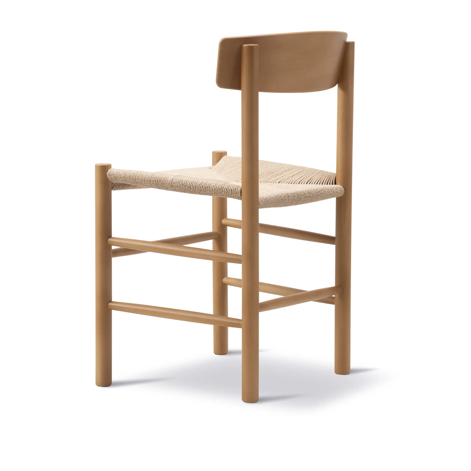 J39 chair, Vintage lacquered-braided natural Fredericia Furniture