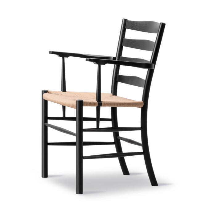 Klint armchair - Natural-woven black-lacquered oak - Fredericia Furniture