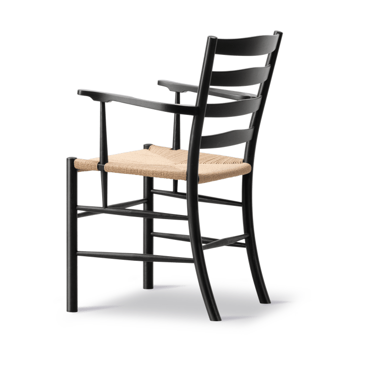 Klint armchair, Natural-woven black-lacquered oak Fredericia Furniture