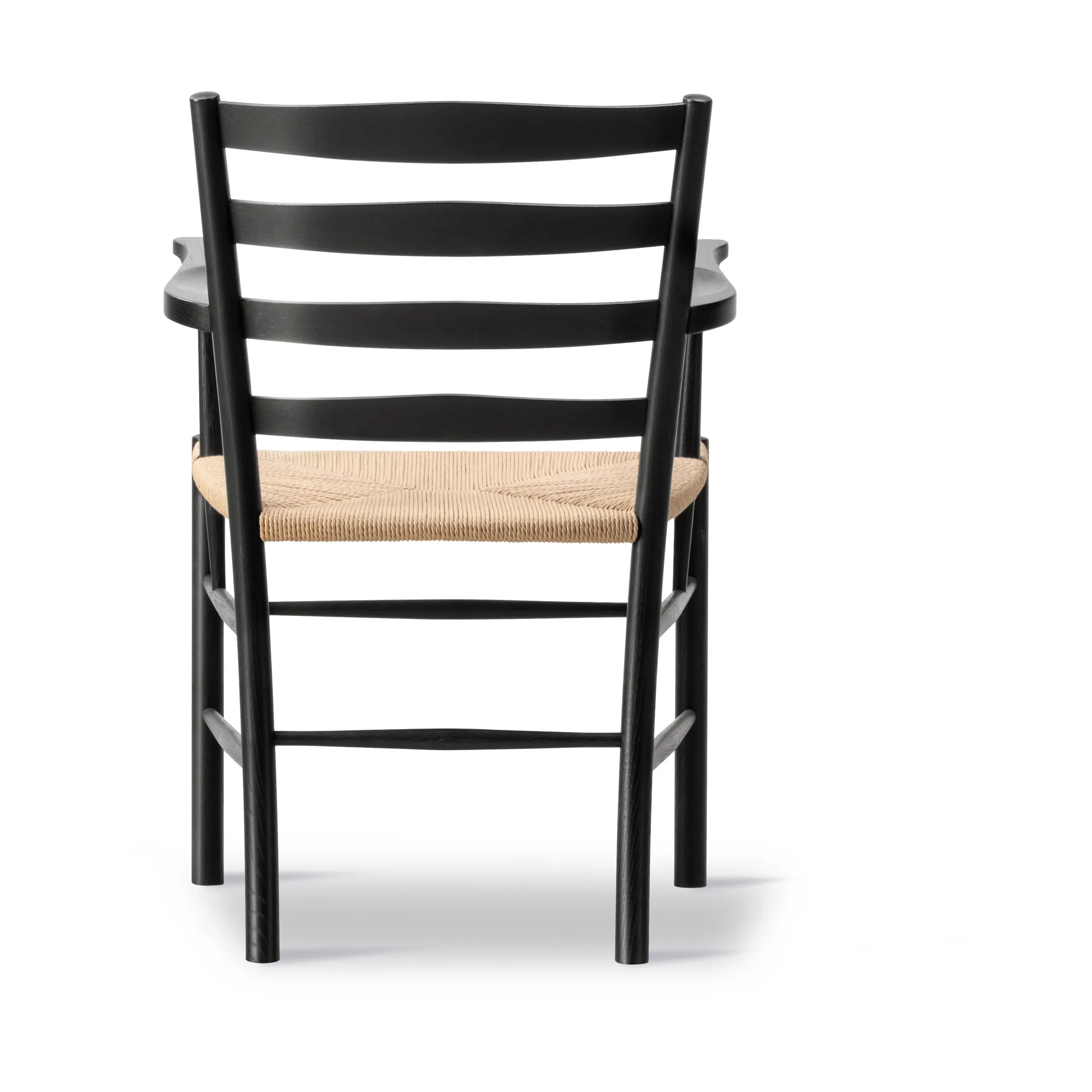 Klint armchair, Natural-woven black-lacquered oak Fredericia Furniture