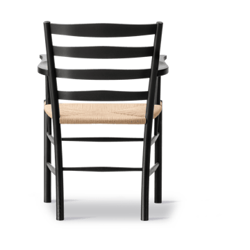 Klint armchair - Natural-woven black-lacquered oak - Fredericia Furniture