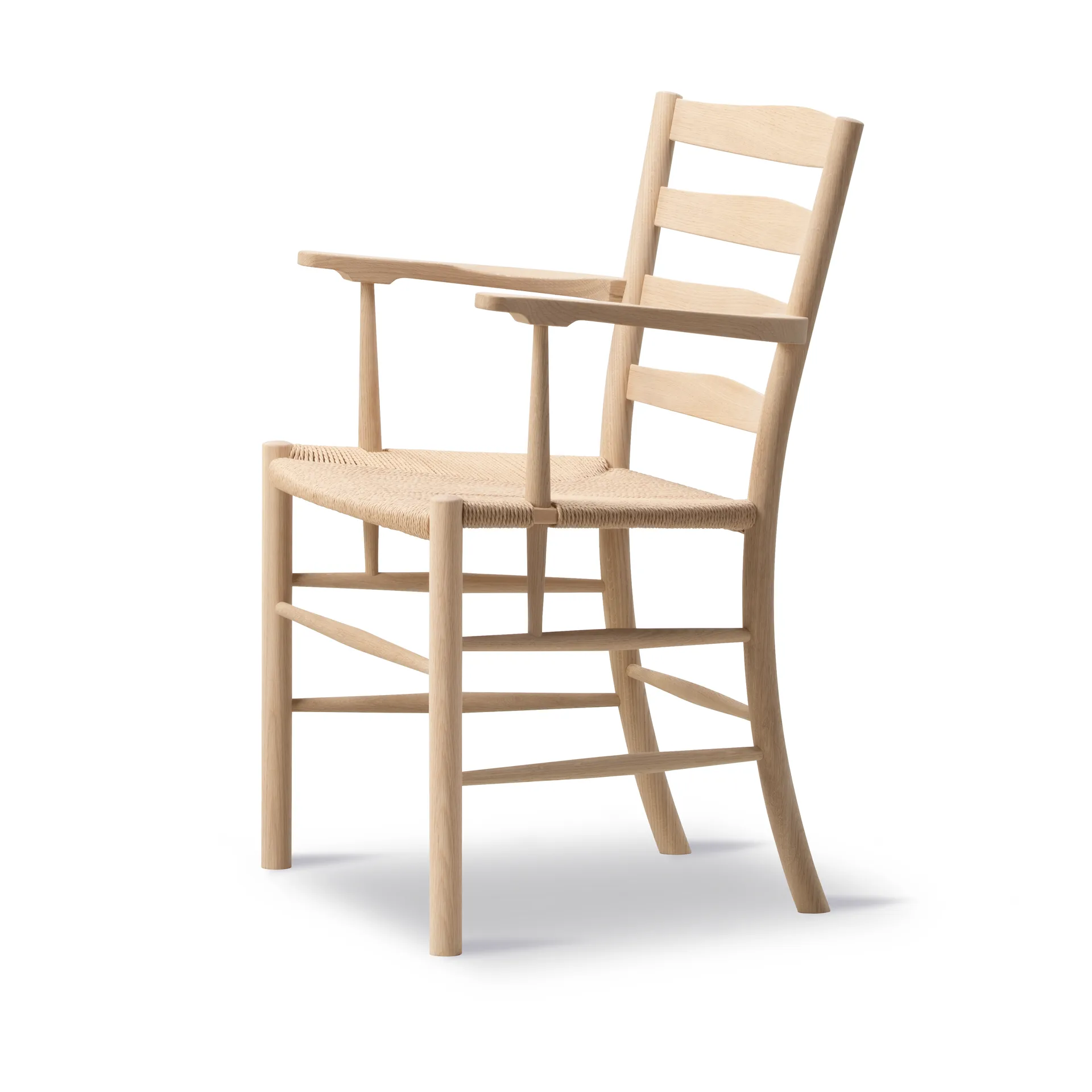 Klint armchair, Naturally braided - soap-finished oak Fredericia Furniture