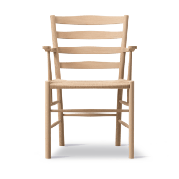 Klint armchair - Naturally braided - soap-finished oak - Fredericia Furniture