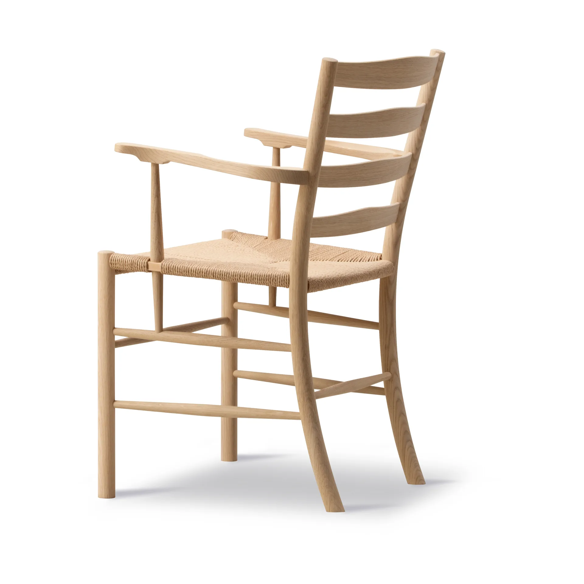 Klint armchair, Naturally braided - soap-finished oak Fredericia Furniture