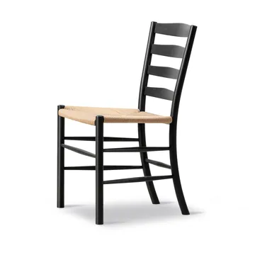 Klint chair - Natural-woven black-lacquered oak - Fredericia Furniture