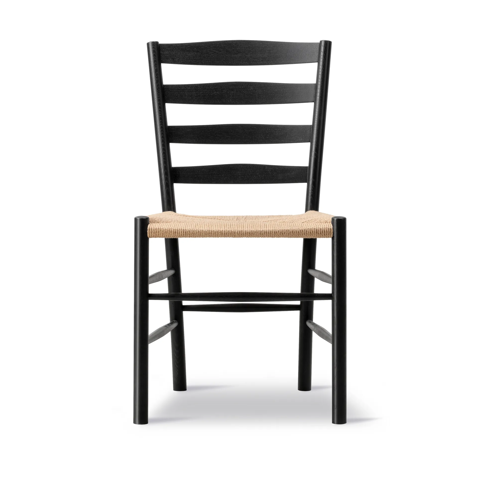 Klint chair, Natural-woven black-lacquered oak Fredericia Furniture