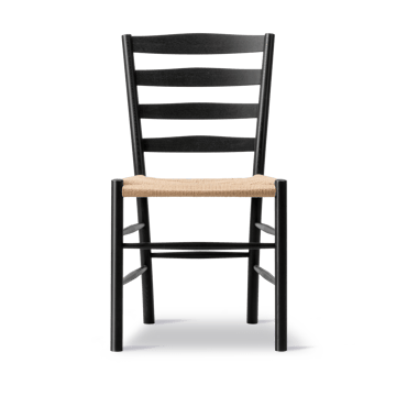 Klint chair - Natural-woven black-lacquered oak - Fredericia Furniture