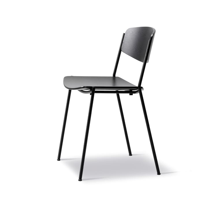 Lynderup 3080 chair, Black ash-black steel frame Fredericia Furniture