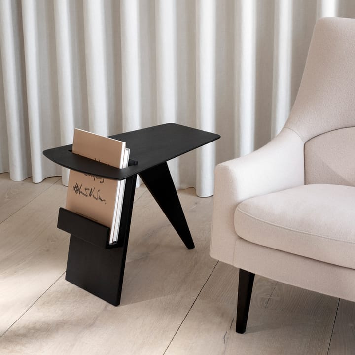 Magazine coffee table, Black lacquered oak Fredericia Furniture