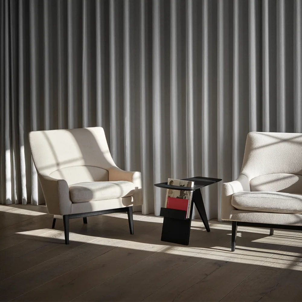 Magazine coffee table, Lacquered oak Fredericia Furniture