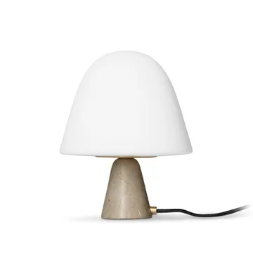 Meadow table lamp - Opal‑ dark atlantico limestone - Fredericia Furniture